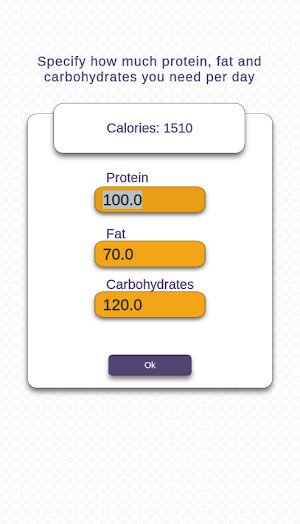 Calorie Calculator Screenshot 1