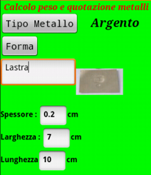 Argento Oro Peso Quotazioni Screenshot 0