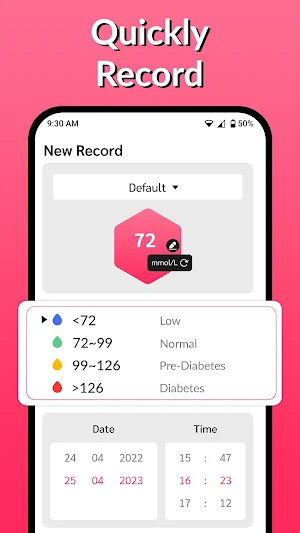 Blood Sugar Diabetes Tracker Screenshot 3