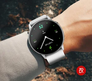 Space Green Watch Face Screenshot 2