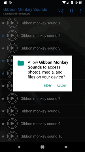 Gibbon monkey sounds ~ Sboard.pro Screenshot 1