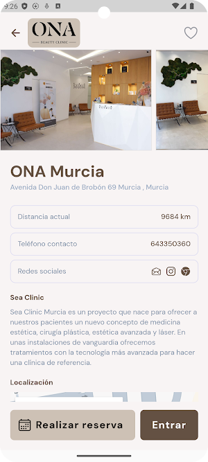 ONA Clinic Screenshot 2
