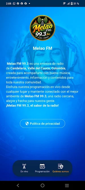 Melao 99.3 Screenshot 1