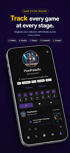 GameRoll: Game Tracker Screenshot 0