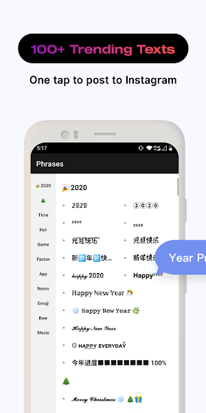 🔠Cool Fonts Keyboard for Instagram Screenshot 2