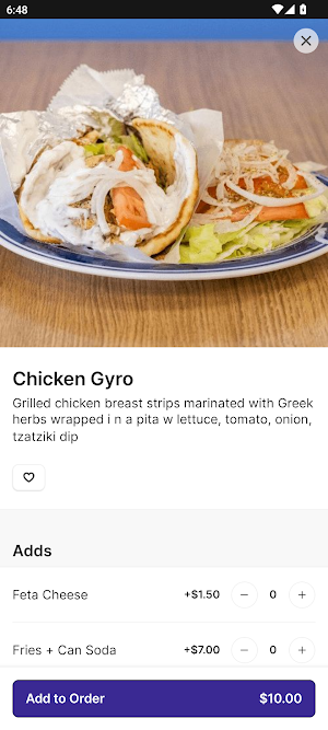 Greek Gyros To Go Screenshot 2