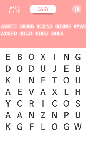 Word Search Puzzle Game Screenshot 2