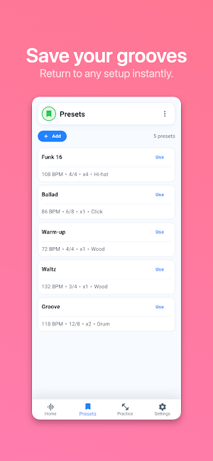Metronome: Beats & Tempo BPM Screenshot 2