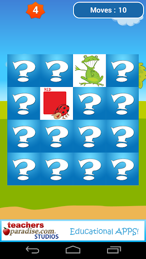 Match Colors! Kids Memory Game Screenshot 2