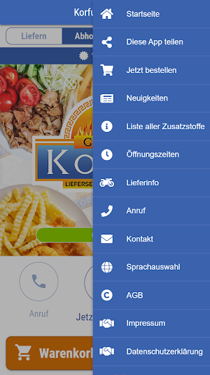 Korfu Grill Halle Screenshot 2