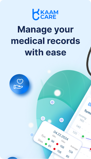 Kaam Care–Health & Med Tracker Screenshot 0