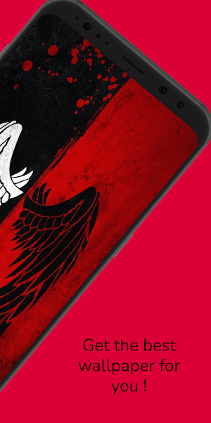 Black and Red Wallpaper 4K Screenshot 1