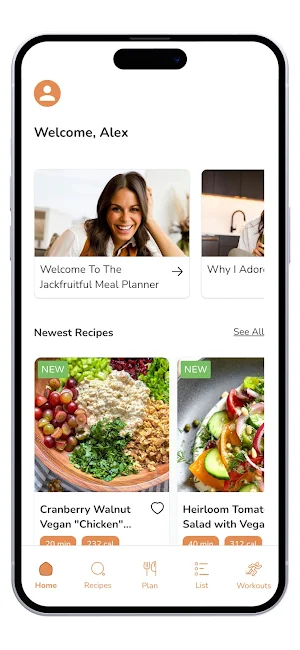 Jackfruitful Meal Planner Screenshot 0