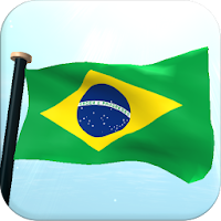 Brazil Flag 3D Free Wallpaper