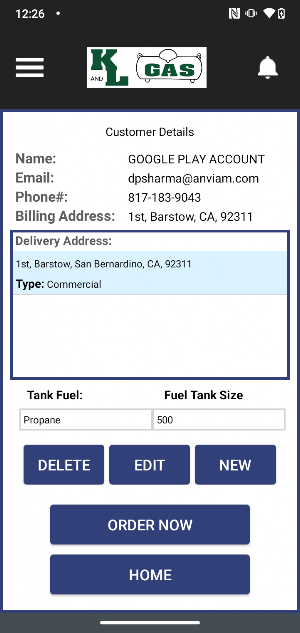 K&L Gas Screenshot 3