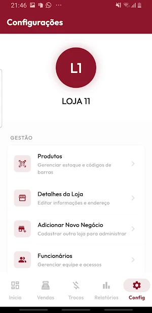POS Cantina - Gestão de Vendas Screenshot 0