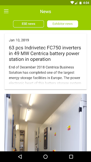 ENERGY STORAGE EUROPE App Screenshot 3