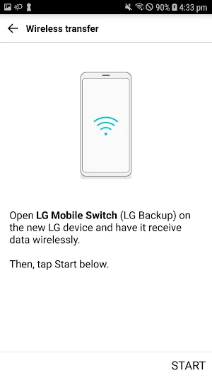 LG Mobile Switch Screenshot 2