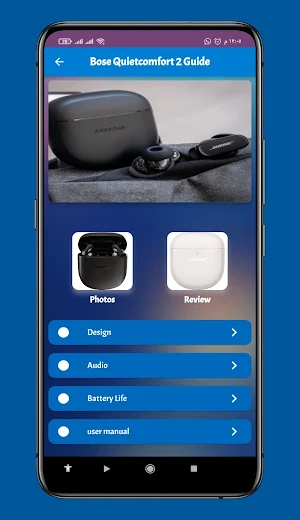 Bose Quietcomfort 2 Guide Screenshot 1