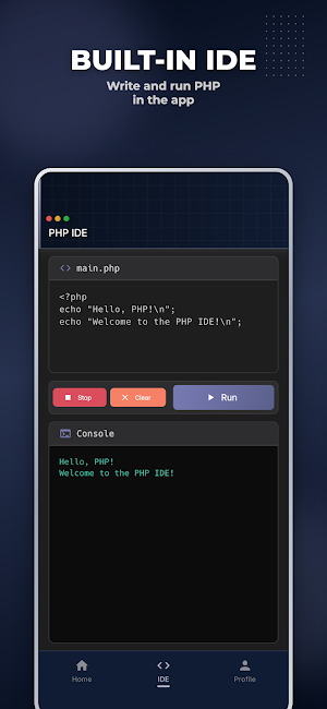 Learning PHP Screenshot 1