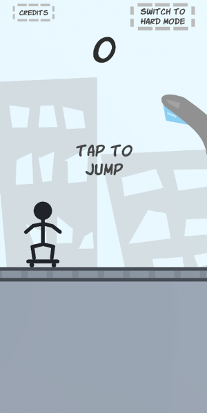 Stickman Skate Endless Run Screenshot 3