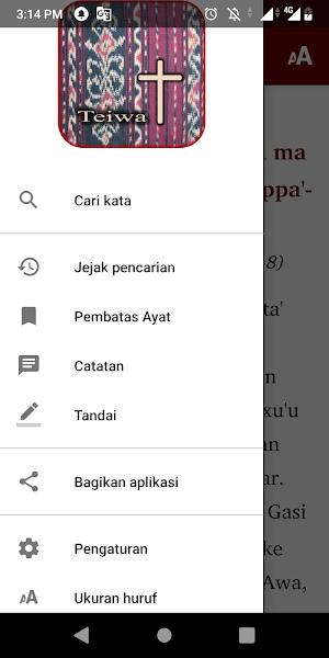 Teiwa Bible App Screenshot 0