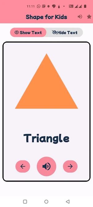 Shape Flashcards for Kids Screenshot 3