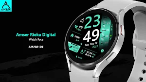 Amser Rieka Digital Watchface Screenshot 1