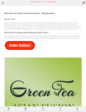 Green Tea Asian Fusion Screenshot 3