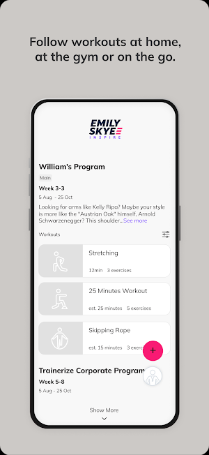 Emily Skye Inspire Screenshot 3
