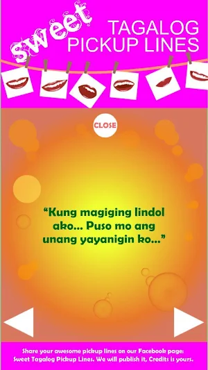 Sweet Tagalog Pickup Lines New Screenshot 1