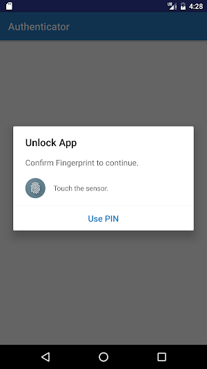 Oracle Mobile Authenticator Screenshot 3