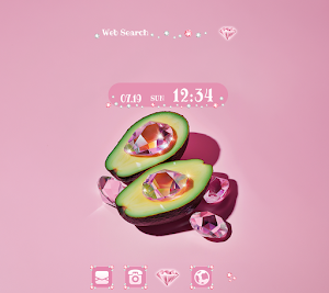 Jewel Avocado Theme +HOME Screenshot 0