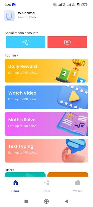 Reward Club Screenshot 1