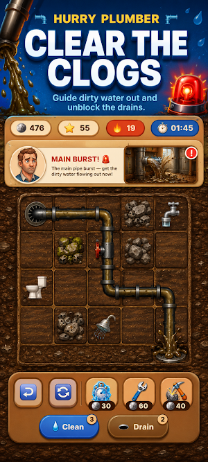 Hurry Plumber: Pipe Puzzle Screenshot 2
