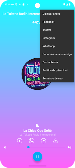La Tulteca Radio Internacional Screenshot 0