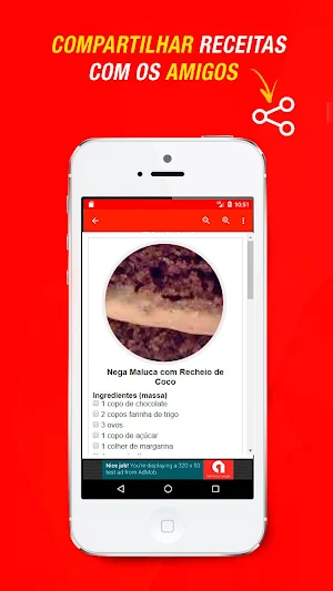 Receitas de Nega Maluca Screenshot 0
