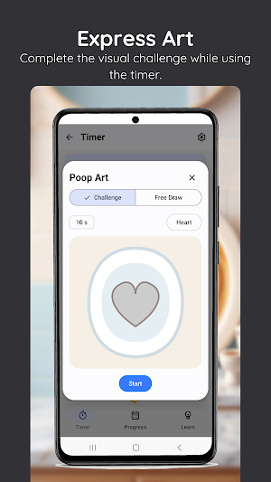 Toilet Timer: Healthy Tips Screenshot 3