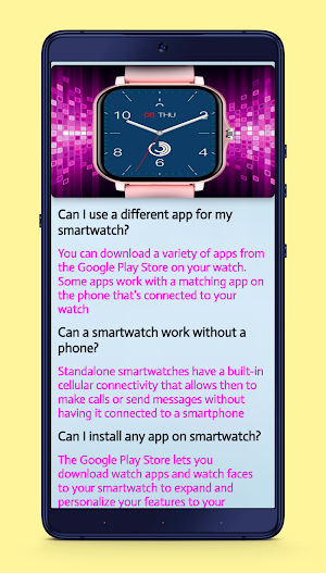 y13 smart watch guide Screenshot 1