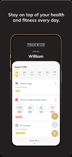 Train Waco App Screenshot 2