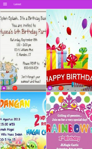 Design A Birthday Invitation Screenshot 1