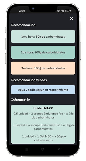 Maxx Nutrition Fuel Calculator Screenshot 3