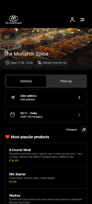 The Monarch Spice UK Screenshot 2