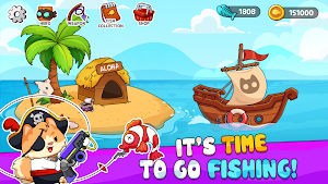 Mew Catching Fish Screenshot 0