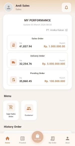 AKSALES Screenshot 2