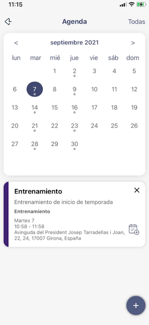 Clubin Trainers Screenshot 1