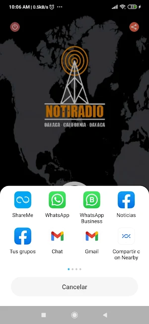 NOTIRADIO Screenshot 1