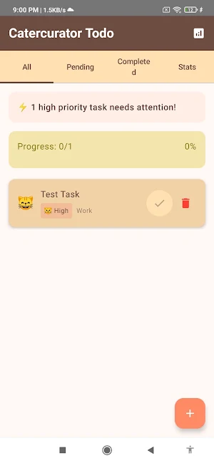 Catercurator Todo Screenshot 3