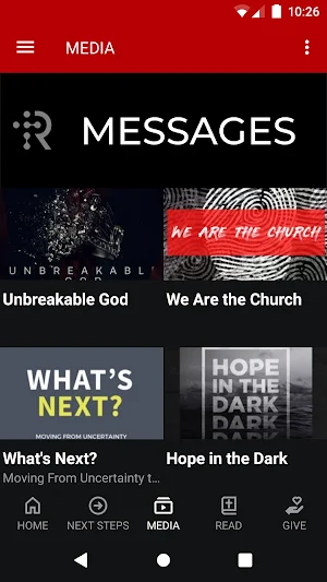 RED Church App Screenshot 1