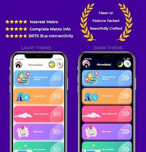Ahmedabad Metro & BRTS Bus App Screenshot 0